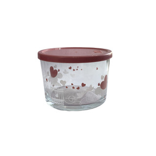 ظرف نگهدارنده شیشه ایه تکی برند لاو ترکیه در 6 طرح مختلف _ شناسه کالا : bdg-384