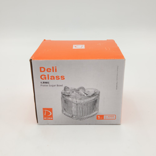 قندان طرح قلب برند deli glass چین _ شناسه کالا : TG30