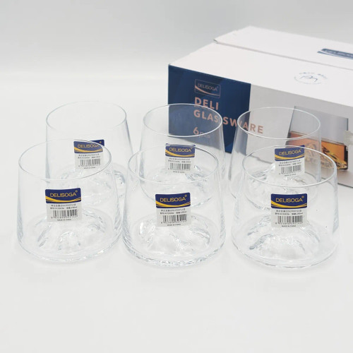 نیم لیوان پیرکس کوه یخ برند Deli glass چین _ شناسه کالا : DCS3036